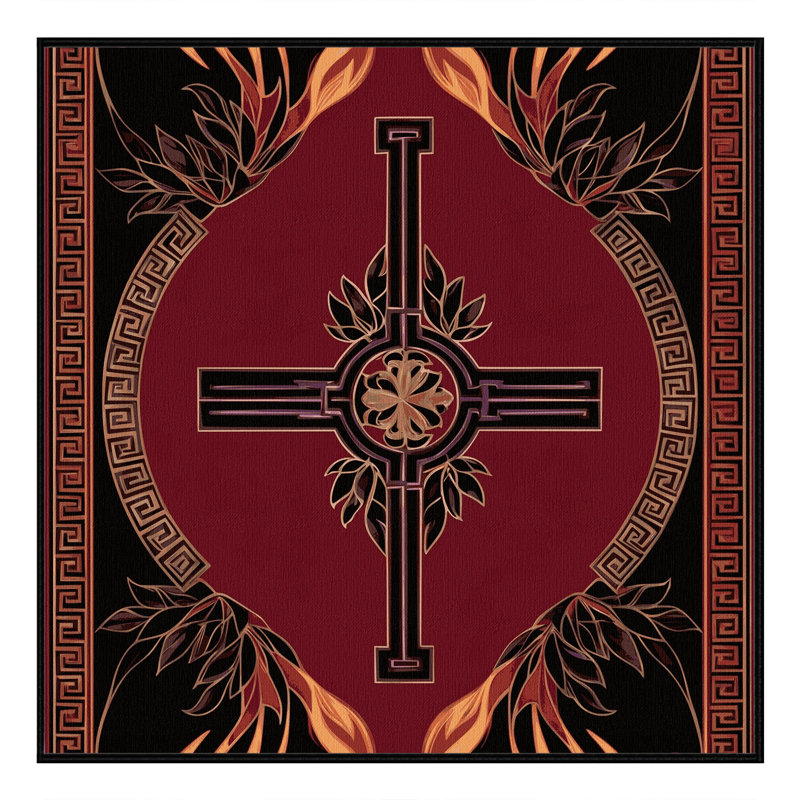 Art Deco Reverie Rug, Square 8'