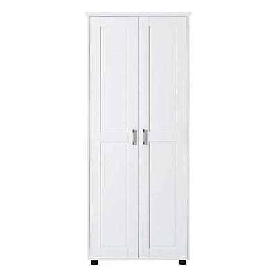 Storage Cabinet with Two Doors and Adjustable Shelf for Bathroom, Office, Kitchen