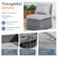 Tamiesha 72cm Wide Patio Sectional