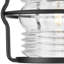 Plafonnier encastré d'extérieur 1 lumière noir mat