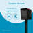 Standard 46.5 Inch In-Ground Post Black-1538176