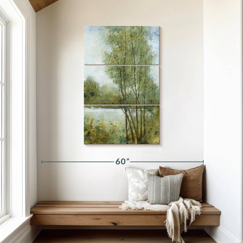 Harnek, début du printemps I, H 45 po x l 28 po
