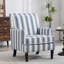 Fauteuil rembourré de 27,1 po de largeur avec pieds en bois massif-1540688525