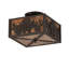 Rustic Lodge 2 - Light Semi Flush Mount