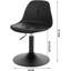 Silsby Swivel Upholstered Adjustable Height Counter Stool with Metal Frame-553449423-553449417