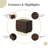 Fairmont Nightstand/Side Table 2 Drawers