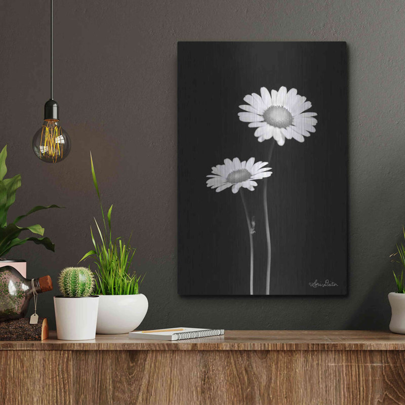 "Paire de marguerites" par Lori Deiter, H 16 po x l 12 po