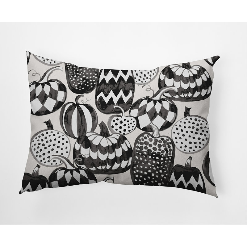 Outdoor Reversible Throw Pillow, White