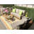 62.5'' Wide Reversible Teak Loveseat with Sunbrella® Cushions
