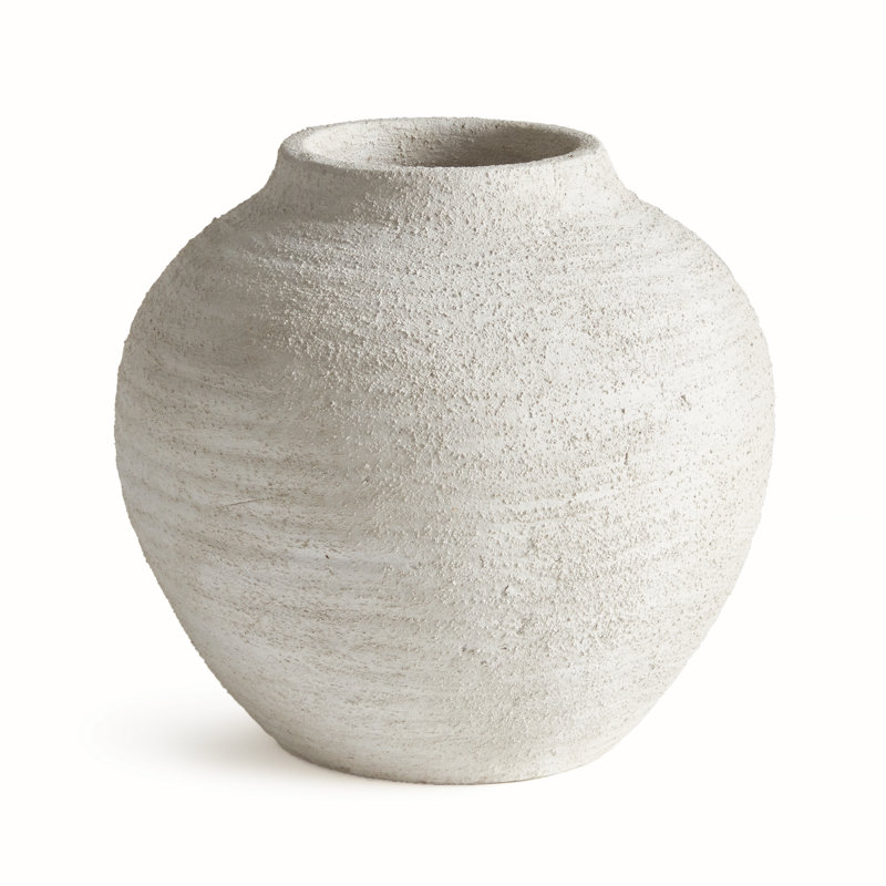 Easton Handmade Terracotta Table Vase, 10.75" H x 11.75" W x 11.75" D