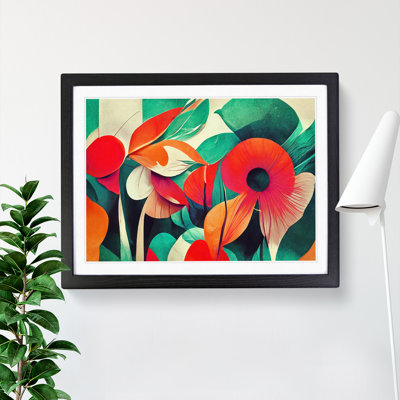 Flowers Abstract Vol.8 - Single Picture Frame Painting