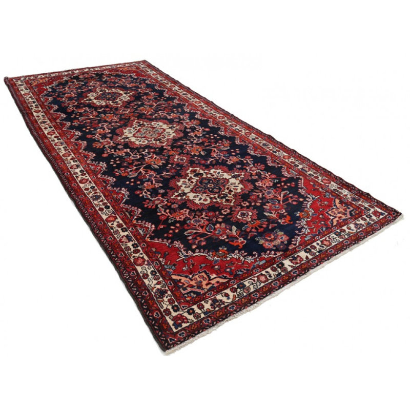 One-of-a-Kind 5'4'' x 11'1'' Area Rug in Navy Blue