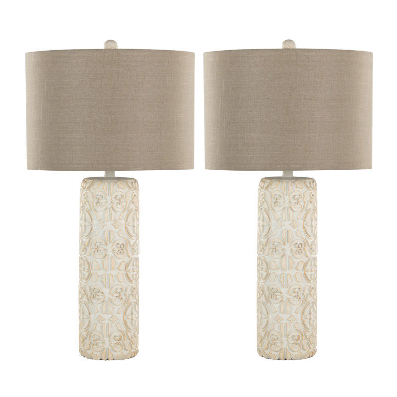 Dannie 31" Polyresin Table Lamp Set