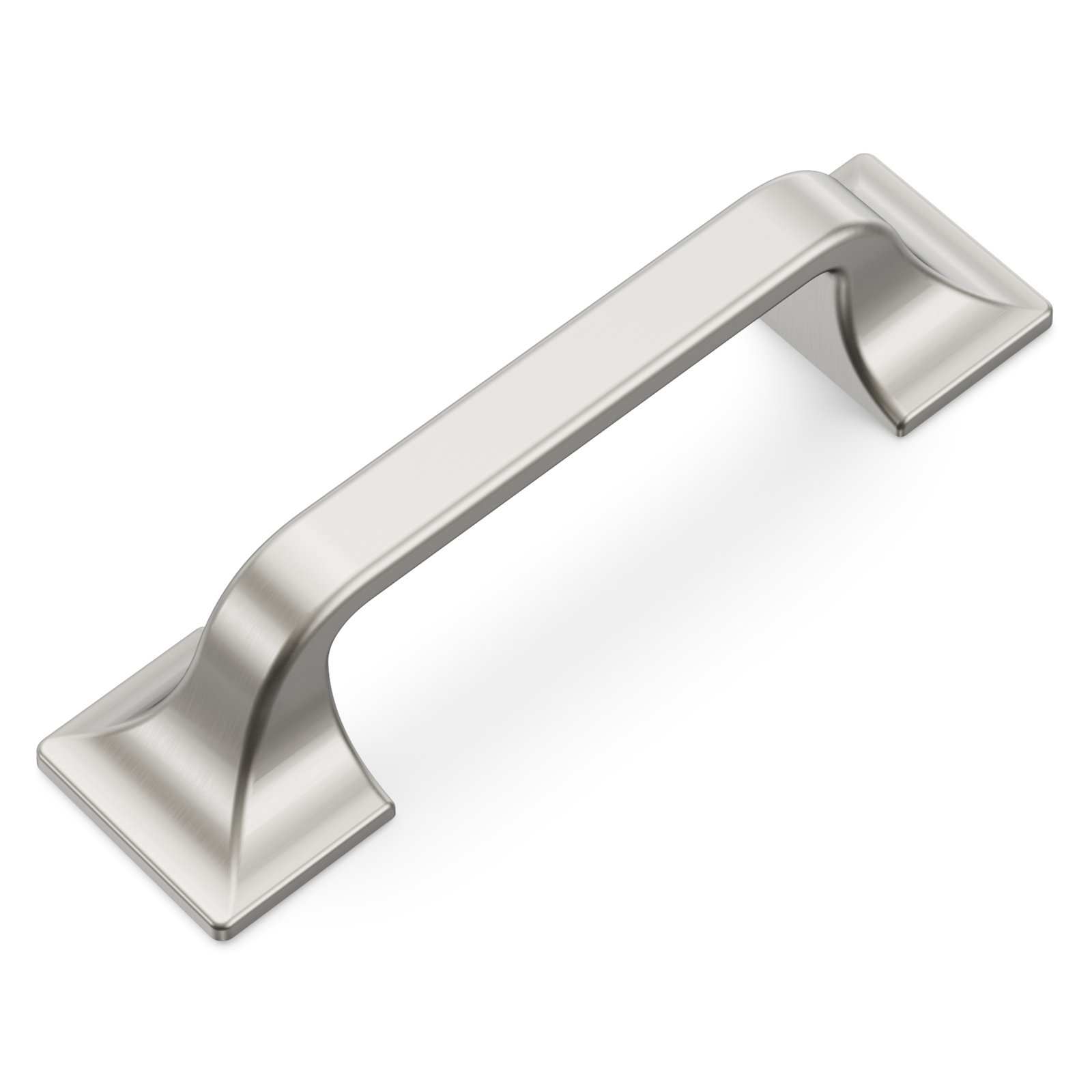 Forge Farmhouse Cabinet Pull, Satin Nickel, 3", null