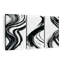 Impression sur toile Wispy Black Brush Strokes-93025580
