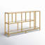 Anishia 52'' Glass Top Console Table-1936045733