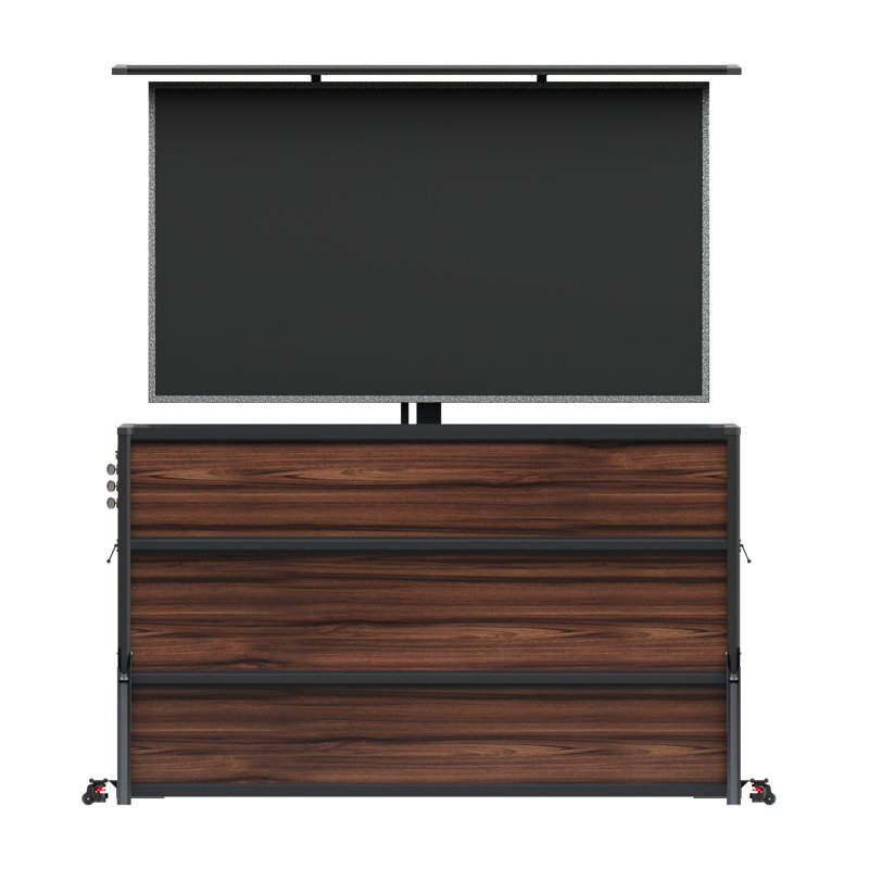 Outdoor TV Lift Cabinet for 75" TVs - Weatherproof Aluminum Enclosure with Motorized Lift