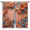 Ensemble de rideaux à motif floral avec voilage et obscurcissement floral - 2 panneaux