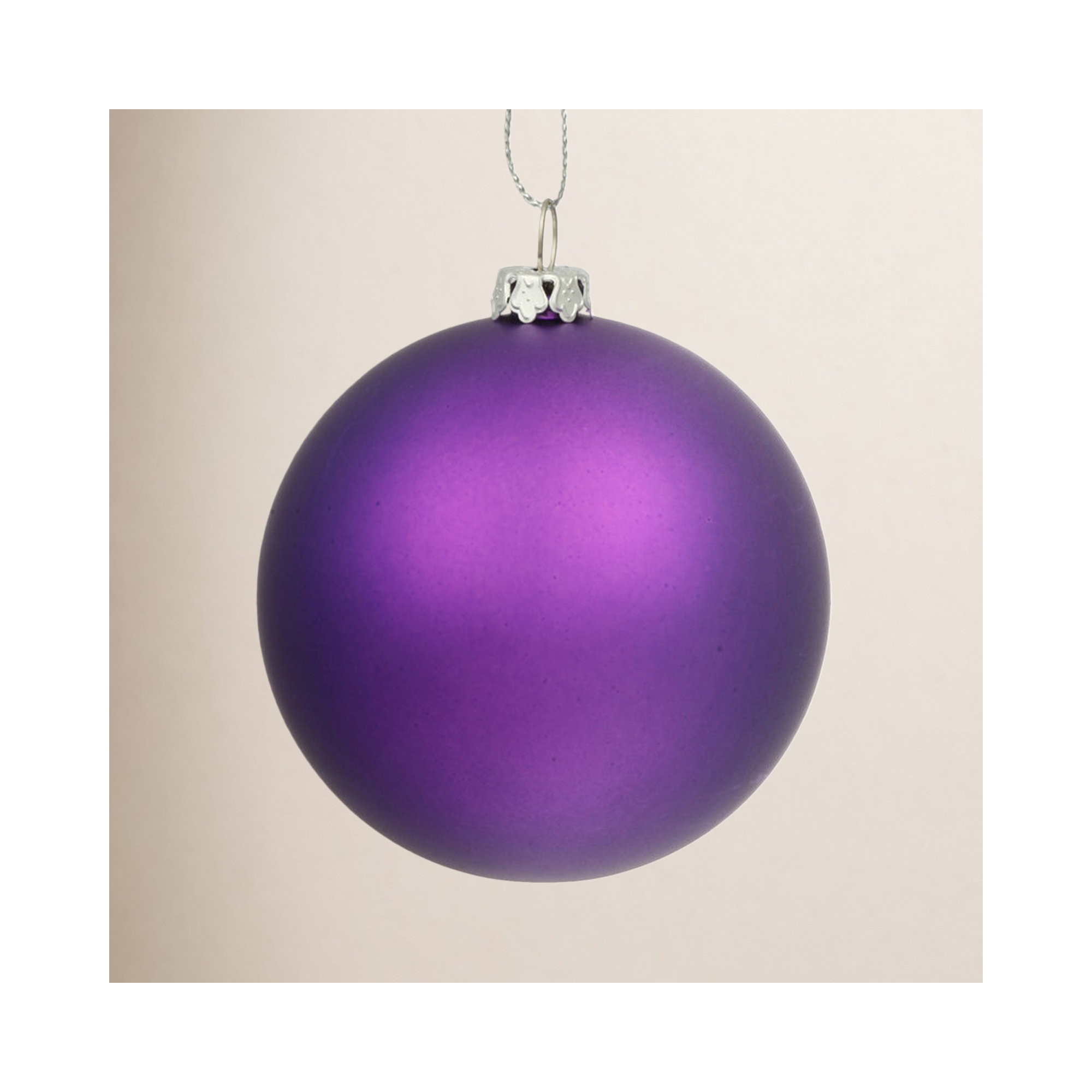Holiday Décor Ball Ornament, Purple