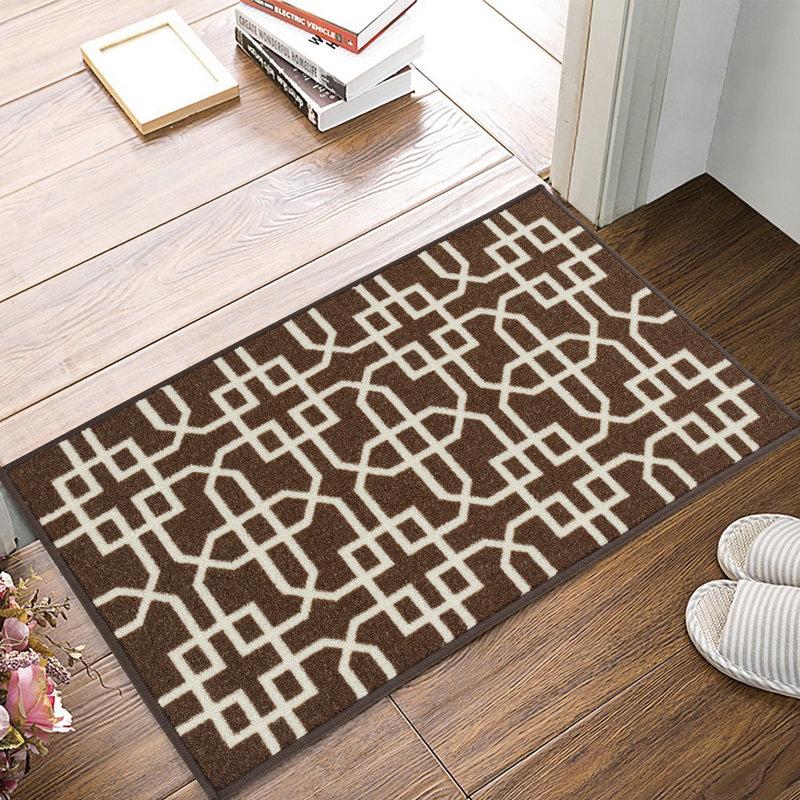 Kiniah Geometric Area Rug, Rectangle 40 x 60 cm