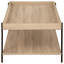 Table basse rectangulaire en bois d'ingénierie