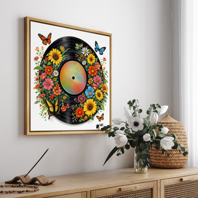 Œuvre de vinyle vintage