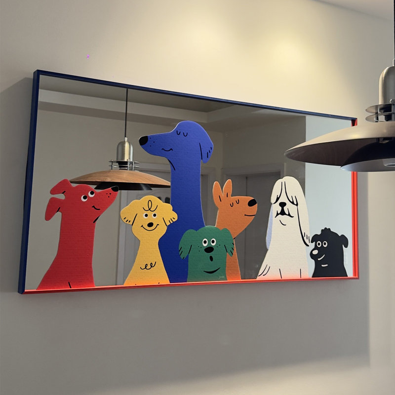Rectangle Aluminium Frame Wall Mirror, 39.37"W*19.69"H