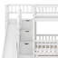 Lit superposé en bois avec toboggan, lit gigogne et escalier de rangement, lit superposé peu encombrant pour garçons et filles-618954146