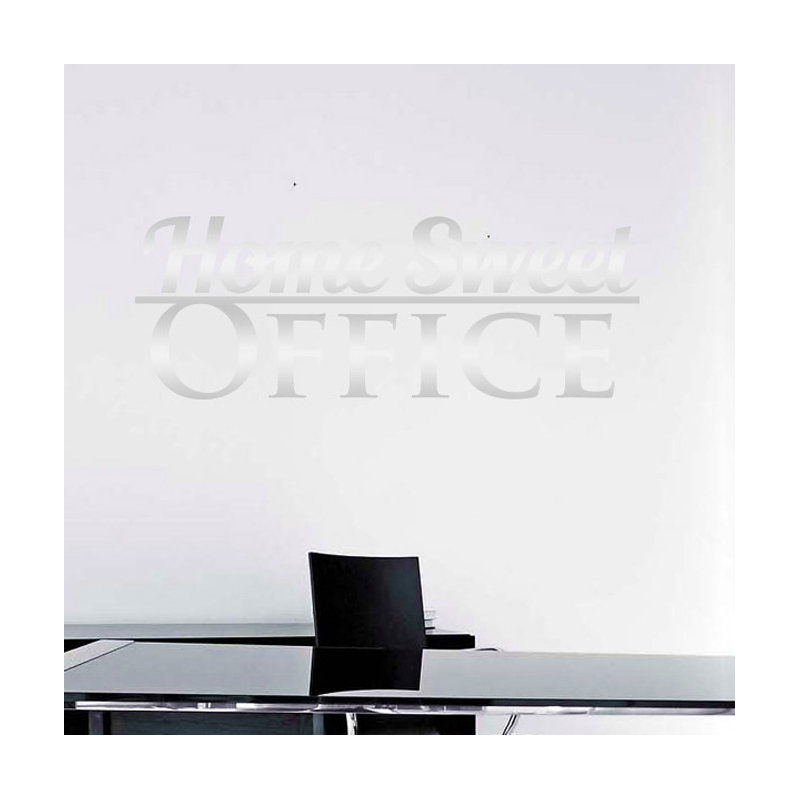 Wall Decal, Medium, Shiny Silver