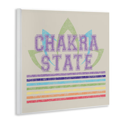 Art rétro sur plaque, Chakra State
