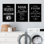 «Bathroom Humor No Selfies In The Bathroom Soak Your Troues Away Veuillez rincer la seule chose en bas du papier toilette, citation de salle de bain, typographie, art mural encadré sur toile, impression de 3 pièces
