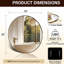 Miroir de salle de bain Kaitlee Cadre en acier inoxydable-1711435845-1722719041-1727364440
