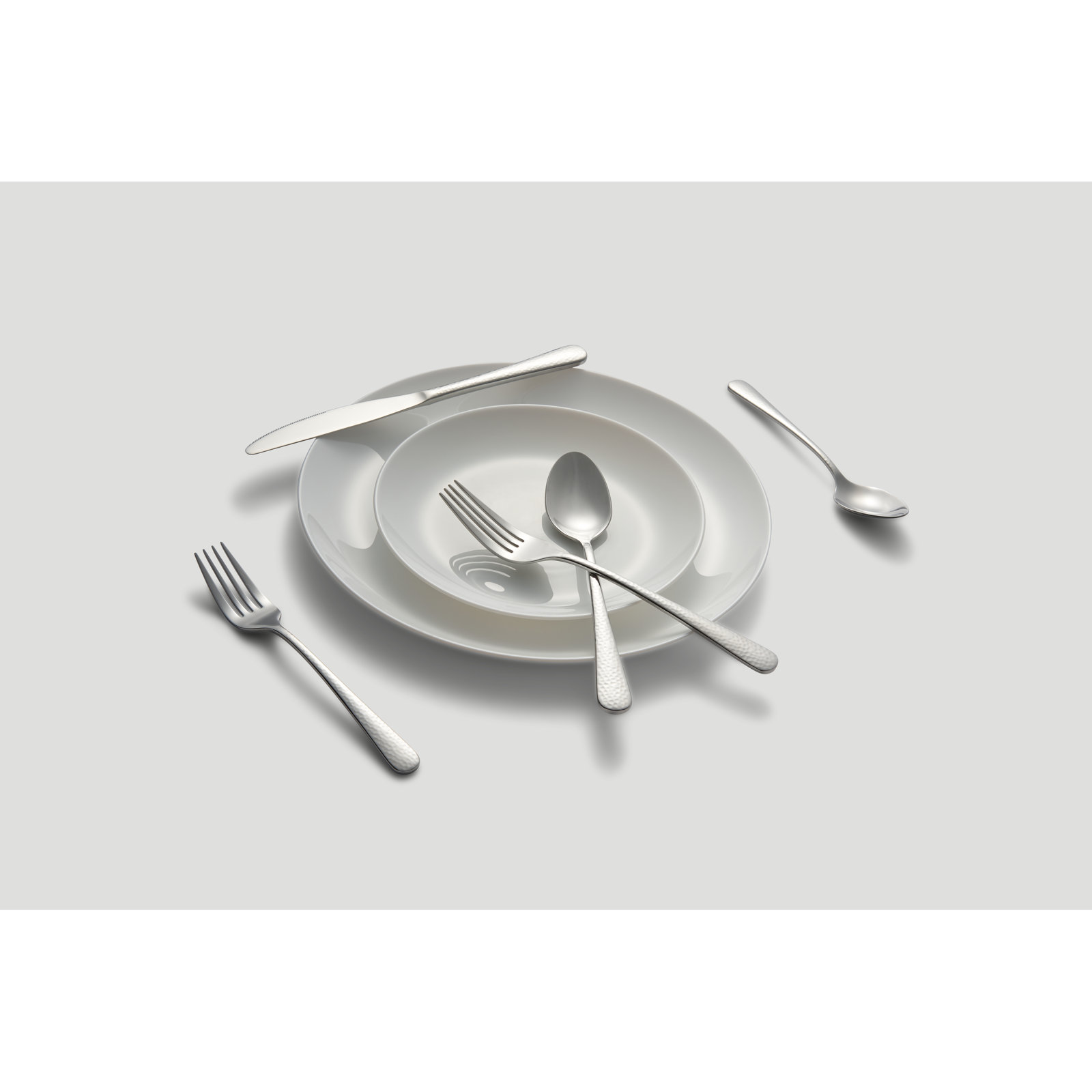 Keene 20 Piece Flatware Set, Service for 4, Silver