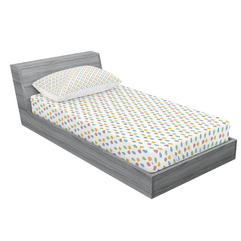 Microfiber Sheet Set, Twin Sheet Set with Fitted Sheet