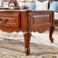 Table basse de style américain avec rangement rétro