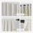 52'' x 90'' White Luxury 100% Blackout Velvet Thermal Insulated & Soundproof Window Curtain Panel Pair, Set of 2-416601982-416601924