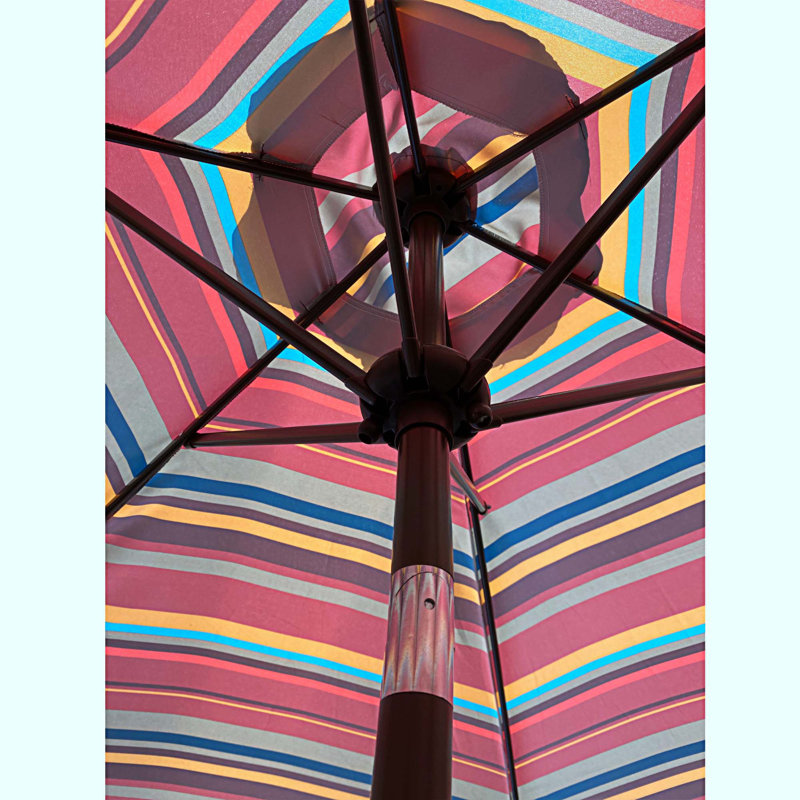 Parasol Tahire 102,76 avec contrepoids inclus, Rouge