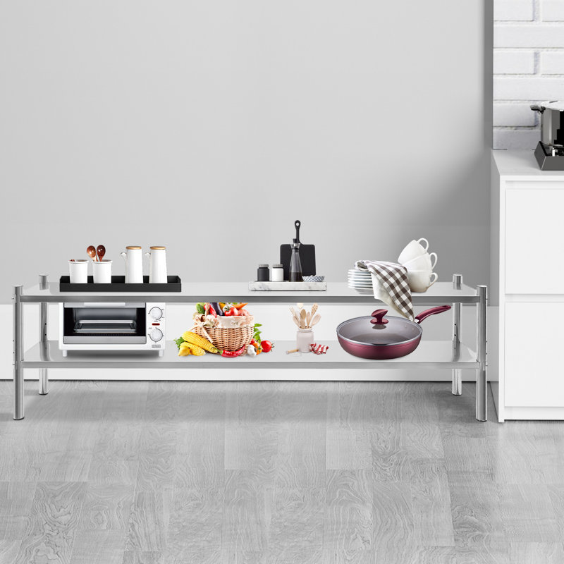 Marjolein 70.7'' W Metal Height -Adjustable Shelving Unit
