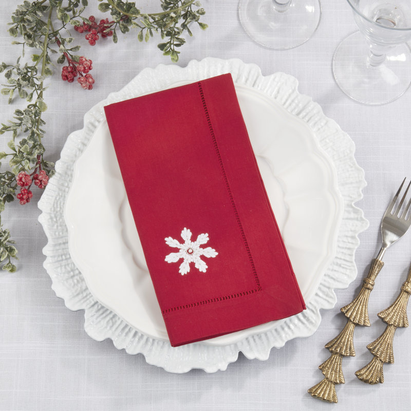 Ensemble de 6 serviettes de table Embr'D