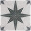 Carreau de porcelaine 8 po x 8 po Compass Star-61594907