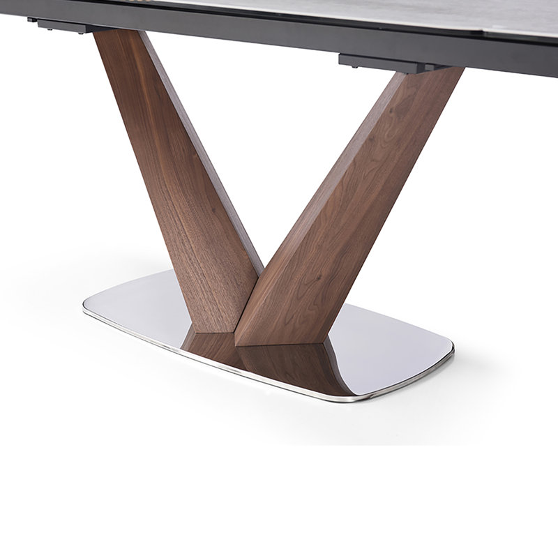8819 Dining Table, Brown, 30"H x 71"L x 35"W