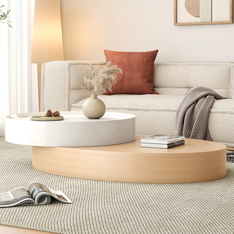 Oval creative multi-functional tea table