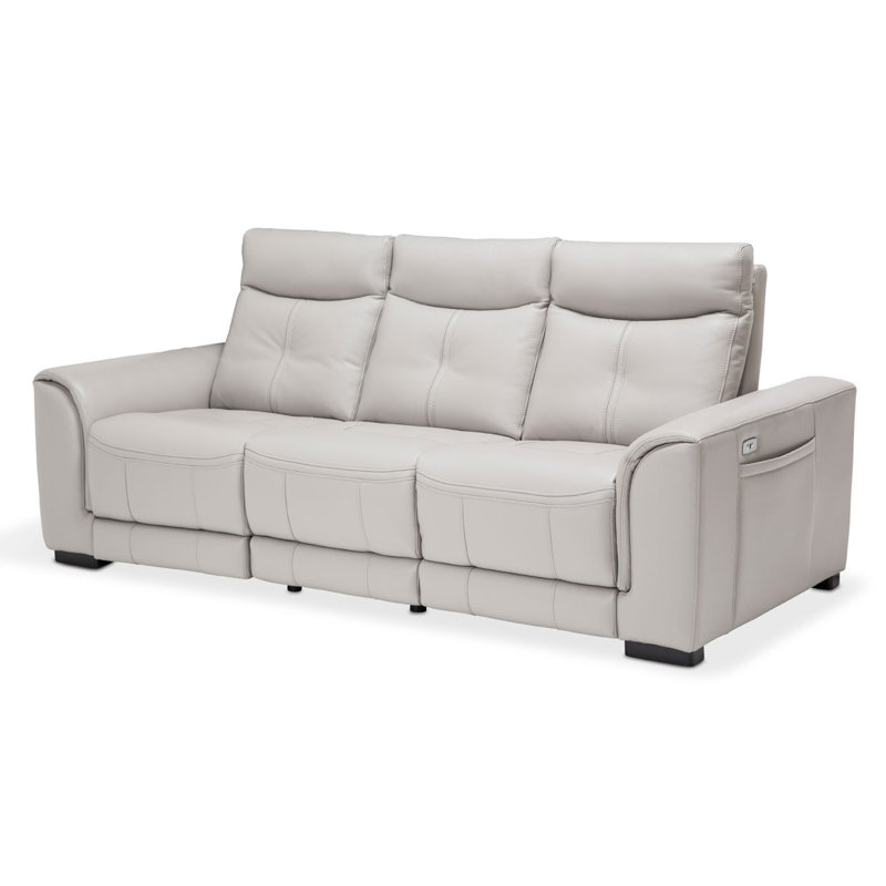 Mia Bella 89.5'' Rolled Arm Reclining Loveseat