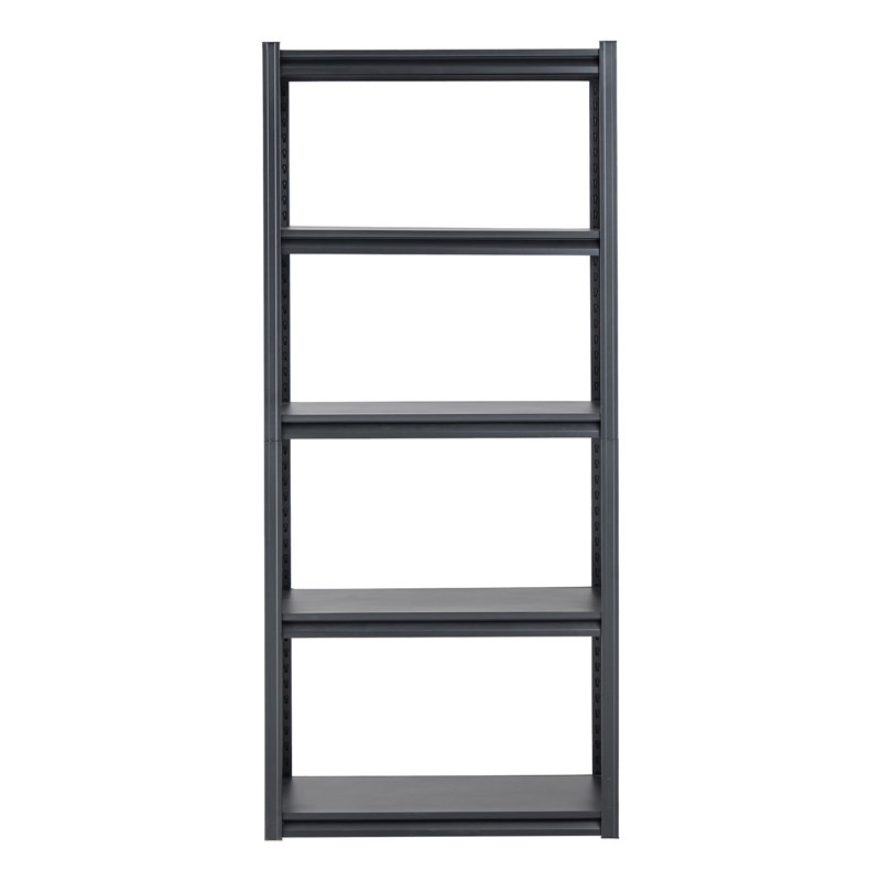 Tablettes de rangement à 5 niveaux P 16 po x l 32 po x H 72 po, 72" x 32" x 16", Black