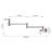 Wall Mount Folding Kitchen Pot Filler Faucet-117241611