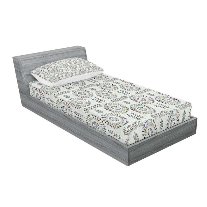 Microfiber Sheet Set, Twin Sheet Set with Fitted Sheet