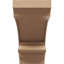 Bois de cèdre brut Diane, corbeau Timhane, brun clair apprêté-88289972
