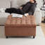 Repose-pieds carré avec rangement Delmontez-950906148