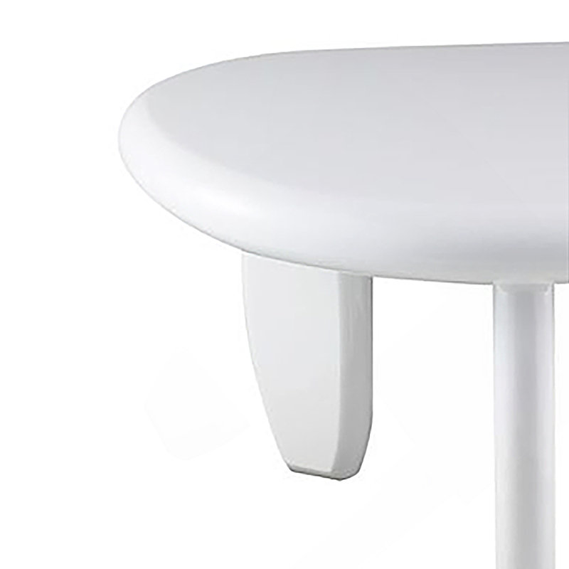 White High Gloss End Table