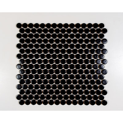 19mm Penny Round Matte Porcelain Mosaic Tile - (Box Of 20 Sheets)